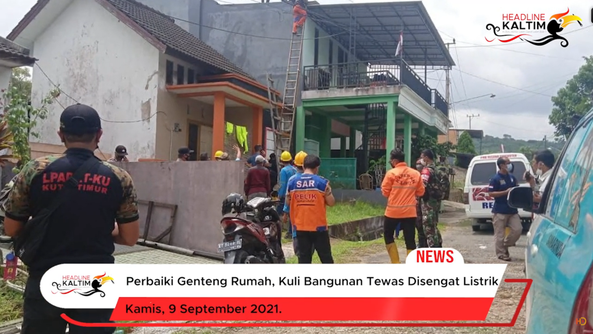 Perbaiki Genteng Rumah, Kuli Bangunan Tewas Disengat Listrik