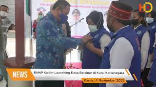 BNNP Kaltim Launching Desa Bersinar di Kutai Kartanegara