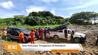 Ayah dan Balitanya Belum Ditemukan, Satu Keluarga Tenggelam di Mahakam