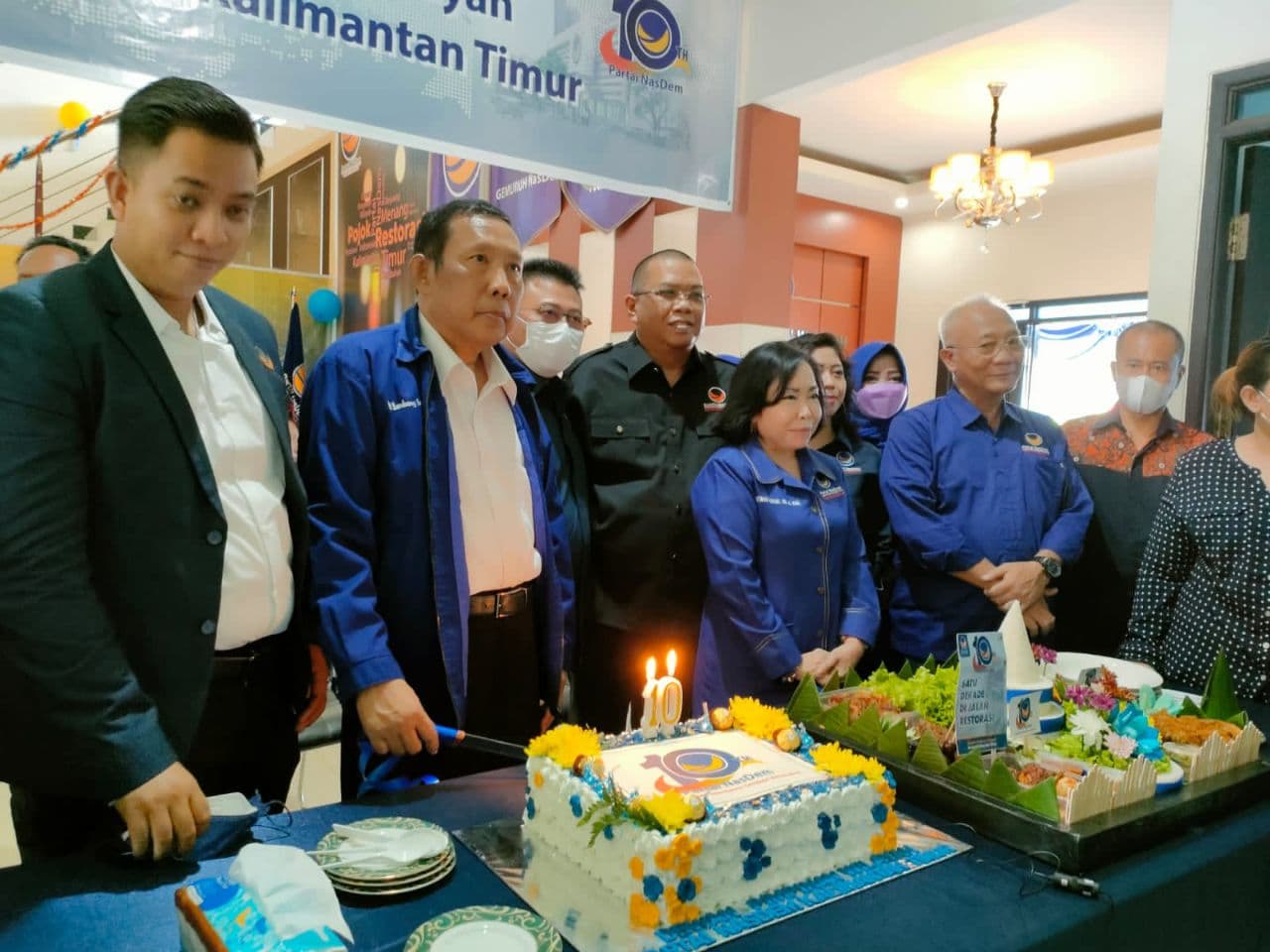 Rayakan HUT ke-10, Kader Nasdem Kaltim Dibebani Target 9 Kursi