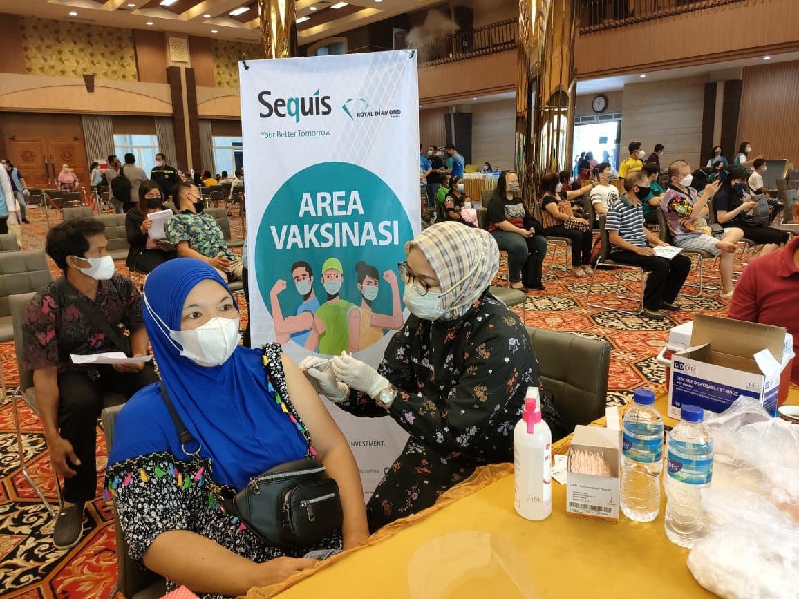 Sequis Vaksinasi Massal Seribu Orang