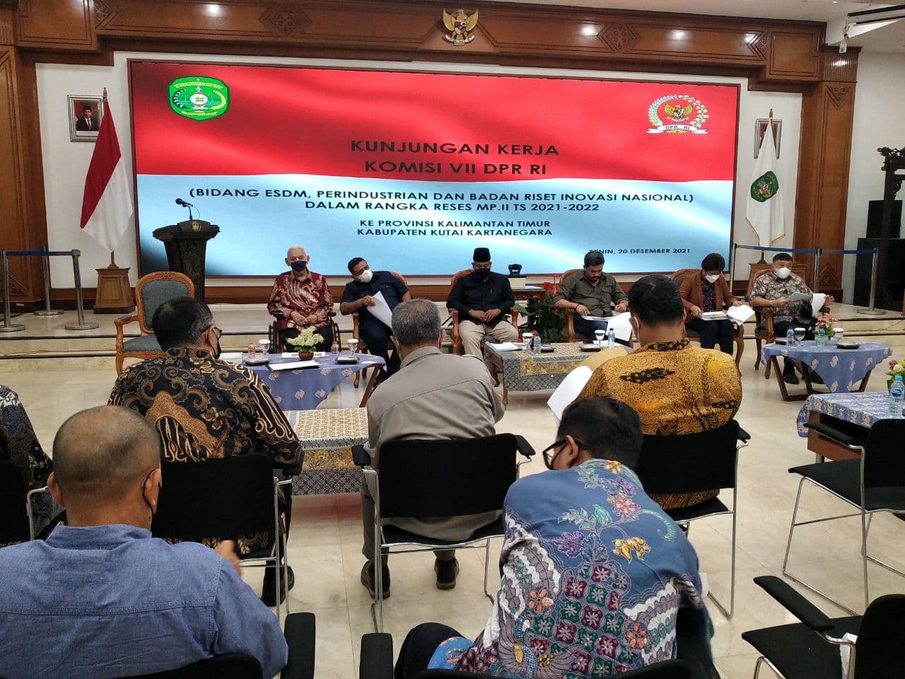 Komisi VII DPR RI Datang, Bupati Kukar Tanyakan Kemungkinan Melegalkan Tambang Koridoran