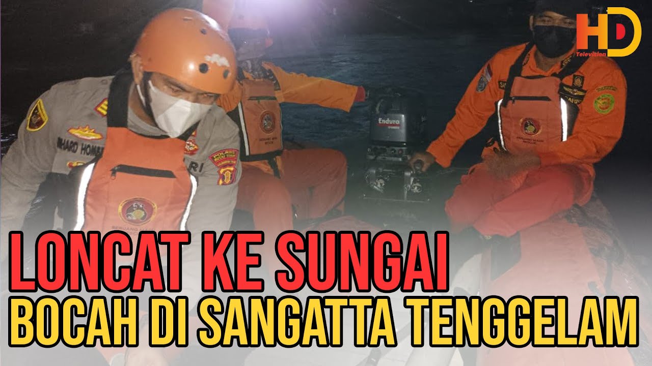 Loncat ke Sungai, Remaja di Sangatta Tenggelam