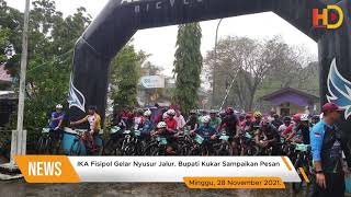 IKA Fisipol Gelar Nyusur Jalur, Bupati Kukar Sampaikan Pesan