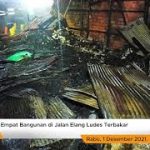 Empat Bangunan di Jalan Elang Ludes Terbakar