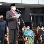 Gubernur Isran Noor Pimpinan Upacara Hari Bakti ke-76 Kemenag