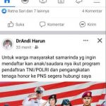 Akun Medsos Pakai Nama dan Foto Wali Kota, Janjikan Bantu Pendaftar TNI/Polri