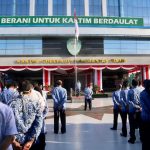 Purnatugas, Sekprov Kaltim Pamit ke Pegawai Saat Apel Pagi