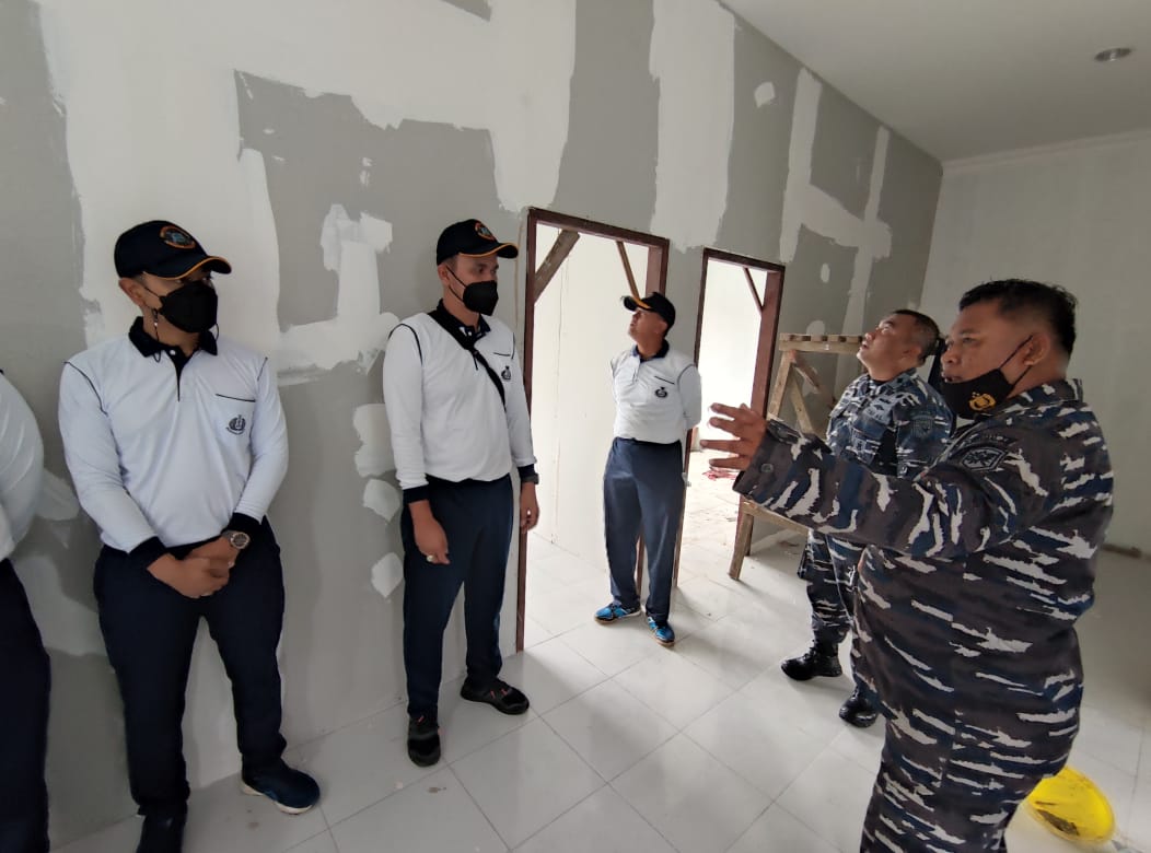 Gedung Posmat TNI AL di PPU Segera Rampung