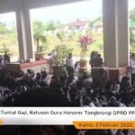 Tuntut Gaji, Ratusan Guru Honorer Tongkrongi DPRD PPU