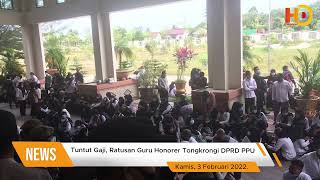 Tuntut Gaji, Ratusan Guru Honorer Tongkrongi DPRD PPU