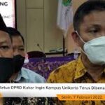 Ketua DPRD Kukar Ingin Kampus Unikarta Terus Dibenahi