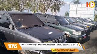 Tak Laku Dilelang, Ratusan Kendaraan Dinas Usang Akan Dihancurkan