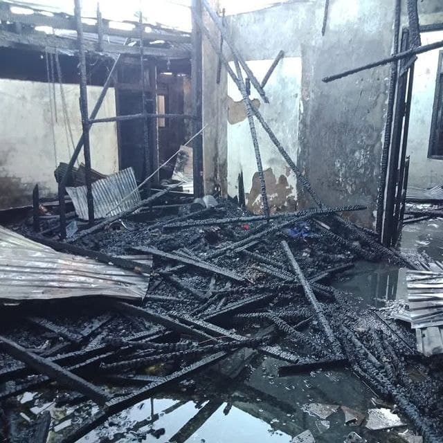 Rumah Warga di Rapak Indah Terbakar