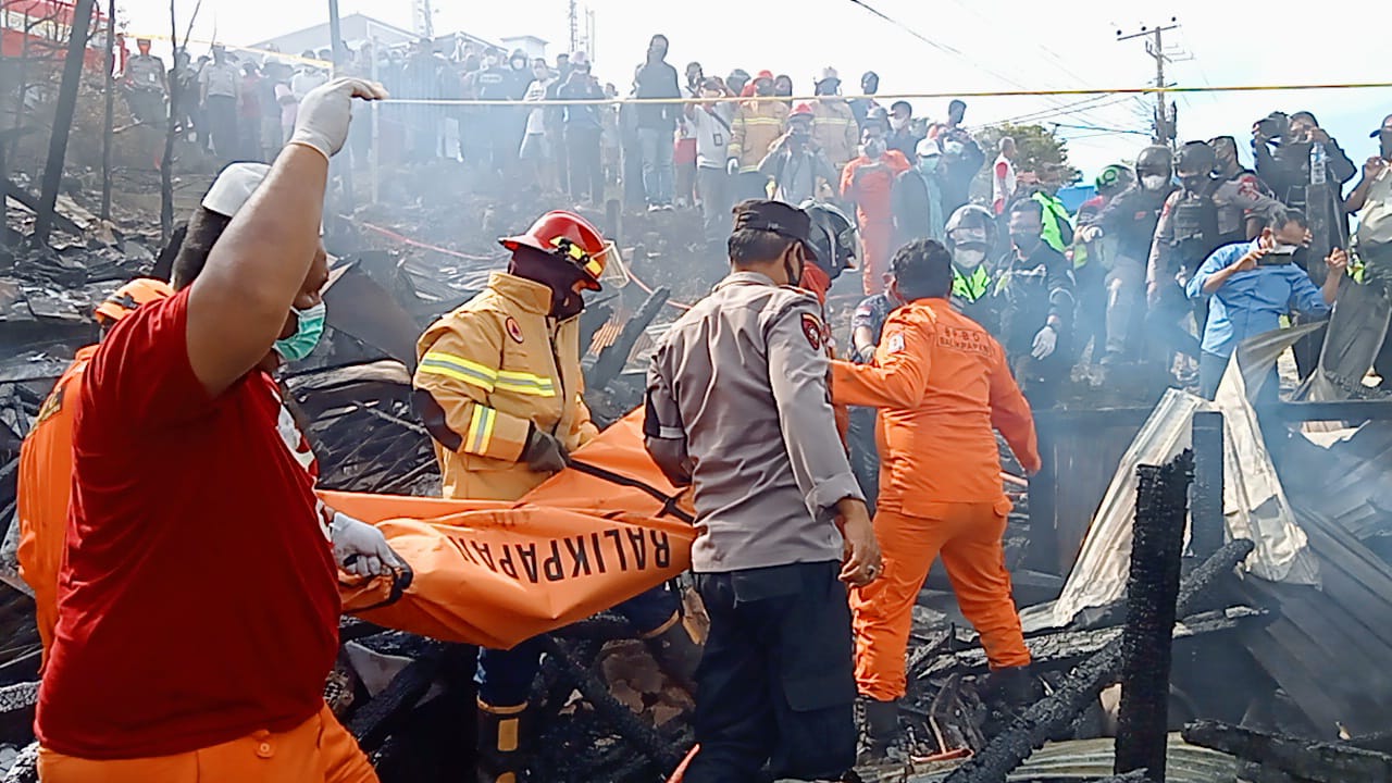 Tiga Penghuni Ruko Tewas Terbakara
