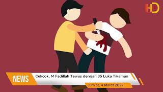 Cekcok, M Fadillah Tewas dengan 35 Luka Tikaman, Pelaku Duduk Santai di Ruang Tamu
