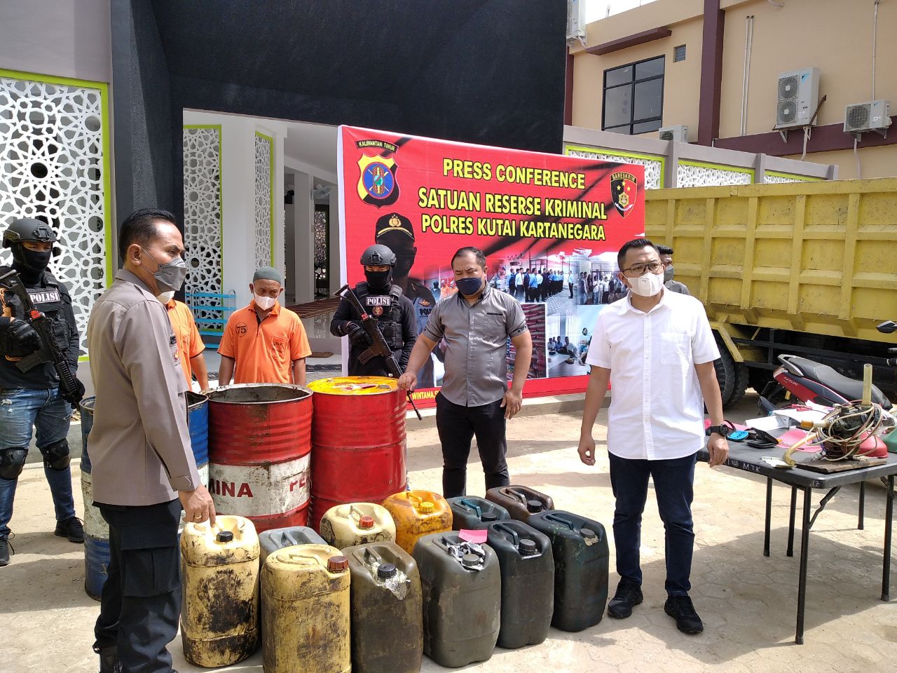 Polres Kukar Tangkap Pengetap Solar Subsidi, Sudah Beroperasi Selama Dua Tahun