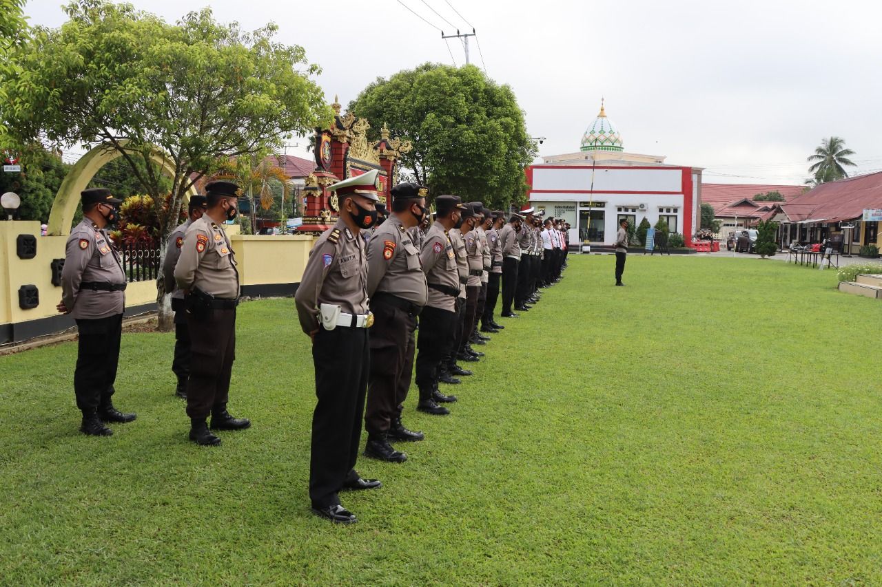 Polres Berau Gelar Apel Pasukan Operasi Ketupat Mahakam 2022