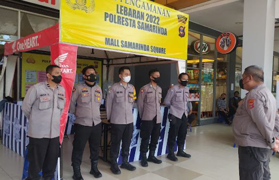 Jelang Idulfitri 1443 Hijriah, Kapolres Tinjau Pos Pengamanan