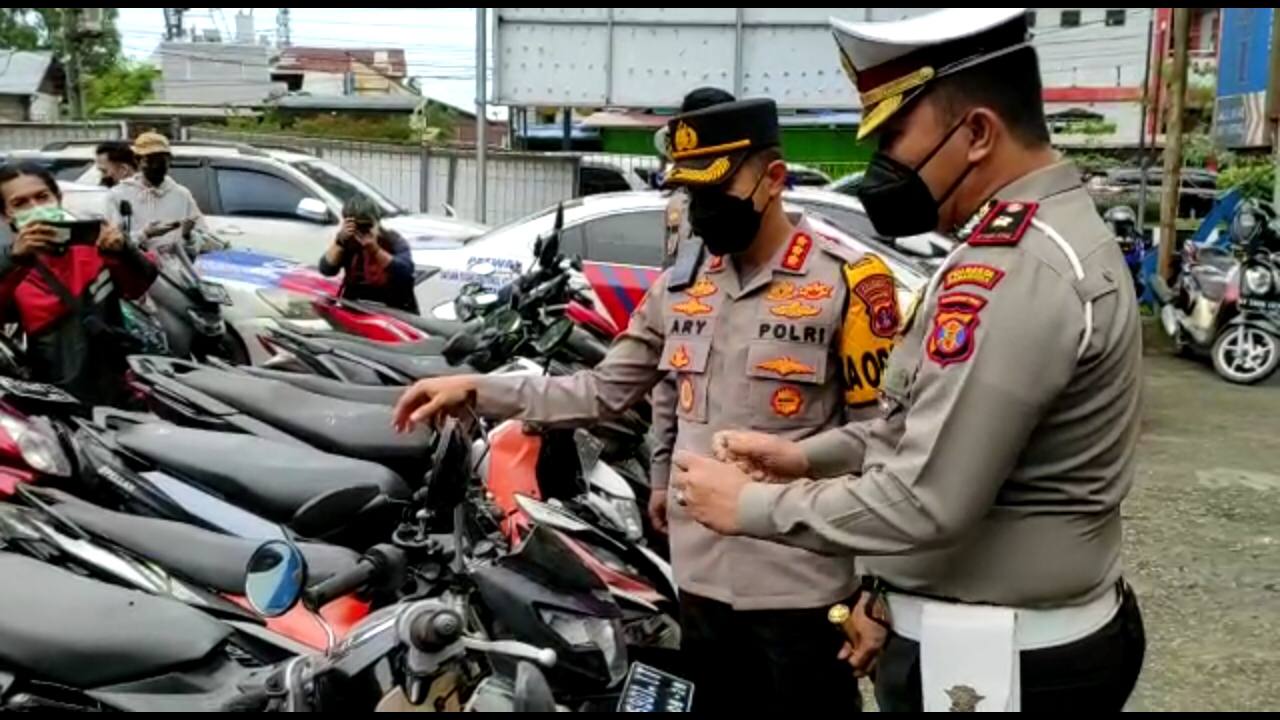 Sepekan Ramadan, Polisi Sita 47 Unit Motor Pebalap Liar