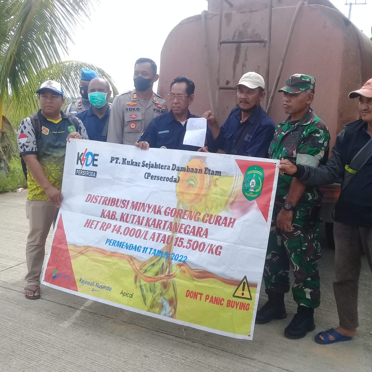 Perusda KSDE Tuntaskan Pendistribusian Migor Curah di 14 Kecamatan