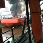 Kapal Berisi Puluhan Ton Solar Terbakar