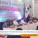Kepala Daerah Tak Hadiri Musrenbang, Isran Minta Maaf ke Dirjen