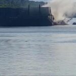 Kapal Tugboat Blue Dragon 12 Terbakar, 1 Orang Dalam Pencarian