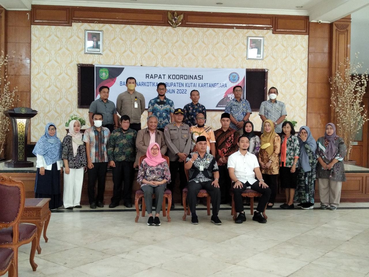 Kesbangpol Kukar Fasilitasi Pelaksanaan Rakor BNK