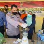 Polres Berau Musnahkan 21,22 Gram Sabu