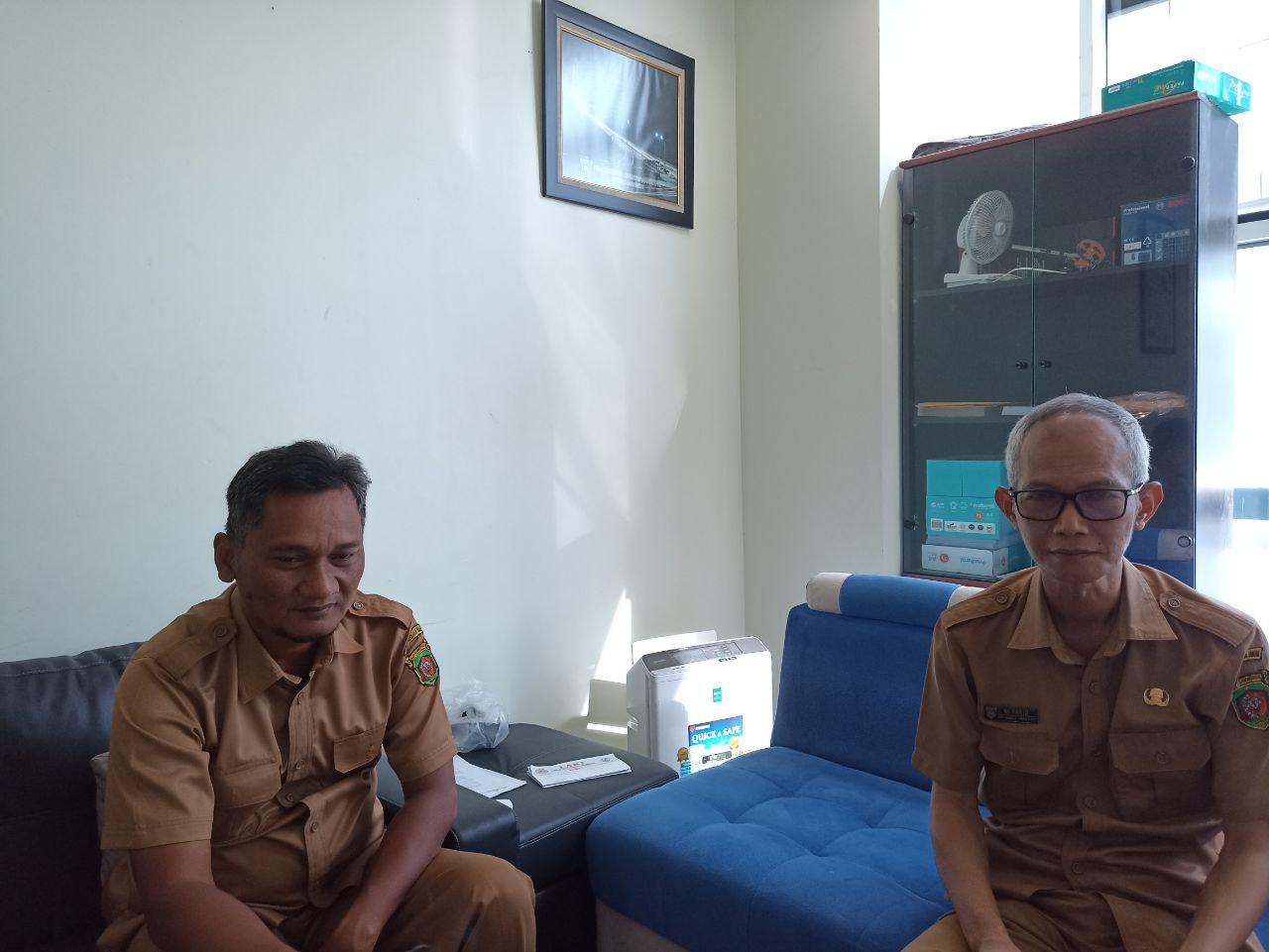 Trotoar Ambruk di Kusuma Bangsa Proyek Pemprov, PUPR Kota Akan Segera Perbaiki