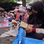 Pesan Soal Identitas dan Jati Diri, Ratusan Muslimah Tebar Hijab di Kota Samarinda