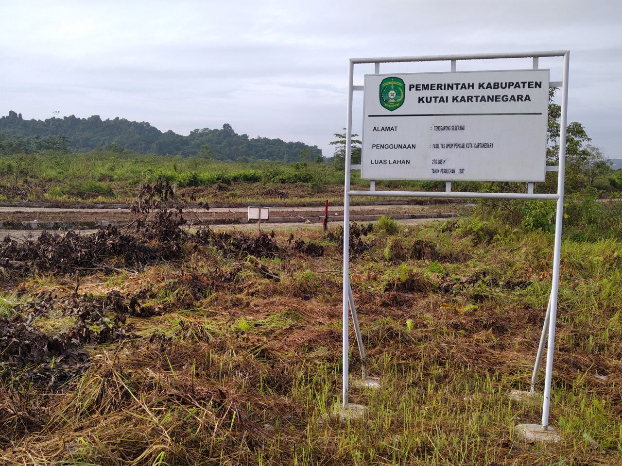 Tanah Milik Pemkab Kukar di Desa Teluk Dalam Sudah BersertifikatTanah Milik Pemkab Kukar di Desa Teluk Dalam Sudah Bersertifikat