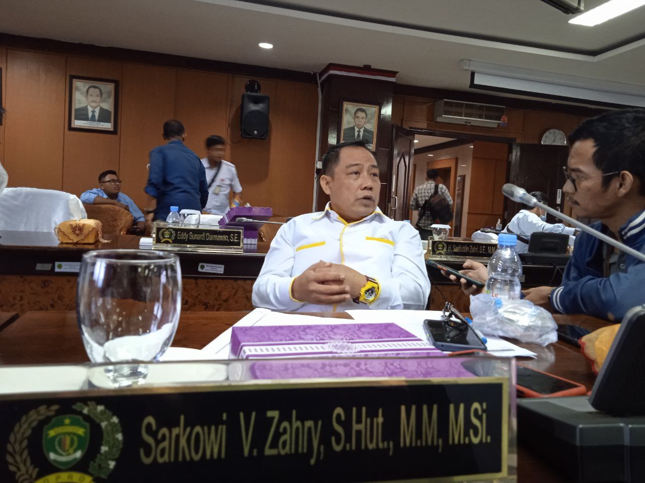 Isran Tak Hadiri Pelantikan Hasanuddin Mas'ud, Sarkowi: Tidak Enak Sama Pak Makmur