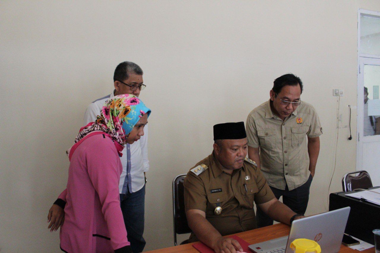Wabup Tinjau Sekretariat PB Porprov