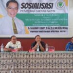 Sarkowi Sosialisasi Perda Nomor 4/2022 di SMAN 2 Tenggarong