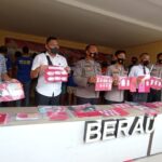 Satresnarkoba Polres Berau Musnahkan 144,456 Gram Sabu