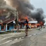 Tiga Rumah Terbakar di KM 10 Loa Janan