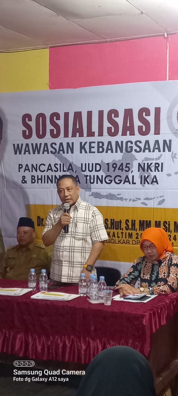 Pahamkan Pentingnya Cinta Bangsa, Sarkowi V Zahry Gelar Sosialisasi Wawasan Kebangsaan di  Kelurahan Bukit Biru