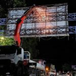Perdana pada 2023, PUPR Kota Samarinda Bongkar Bando Billboard