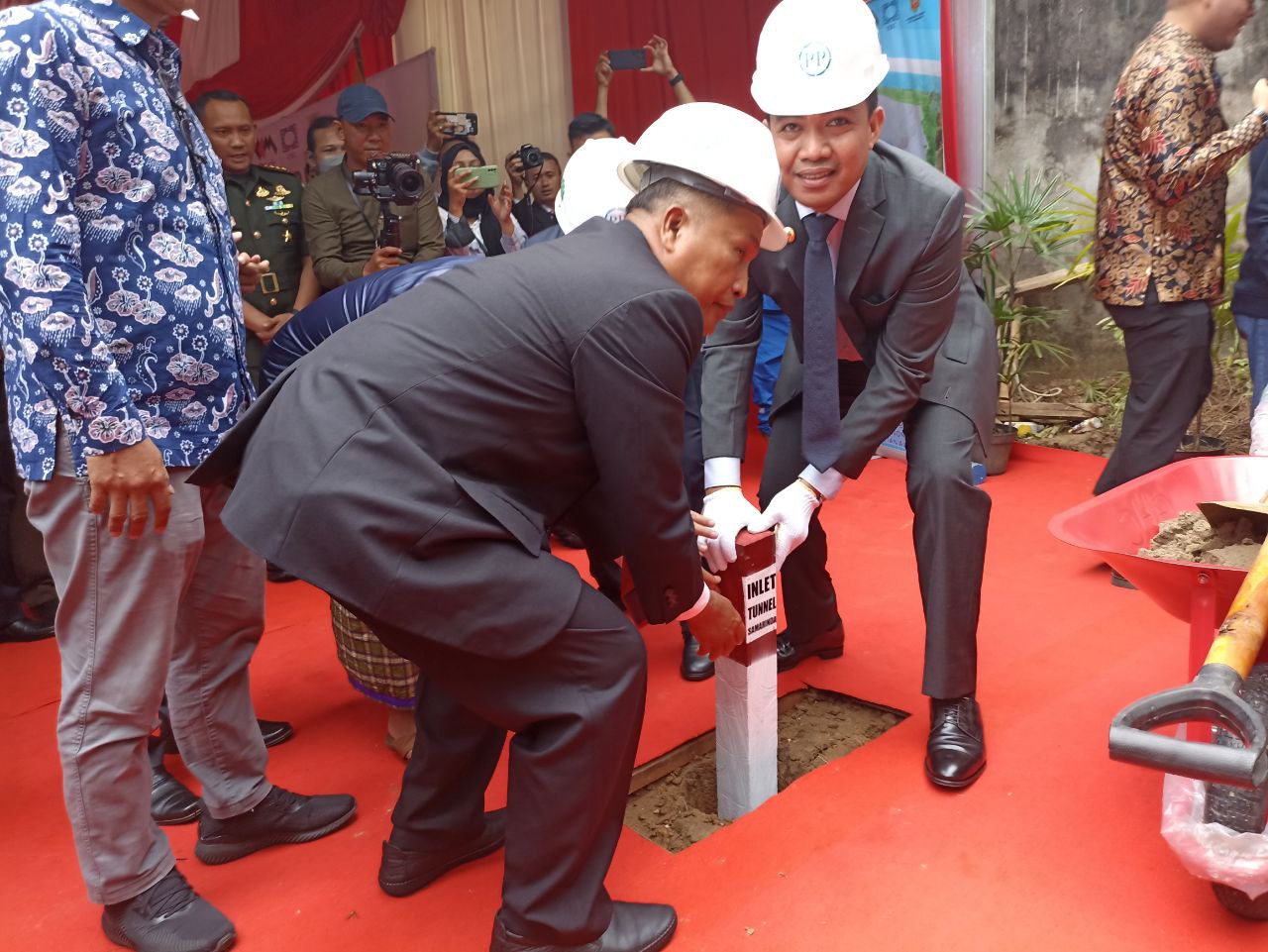 Ground Breaking Terowongan di Gunung Manggah, Wali Kota: Pertama di Indonesia yang Diinisiasi Pemerintah Daerah