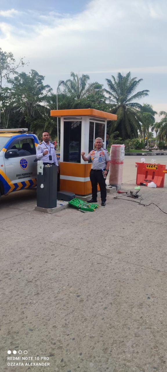 Dishub Kukar Uji Coba Palang Parkir di TKR, Dapat Cuan Segini