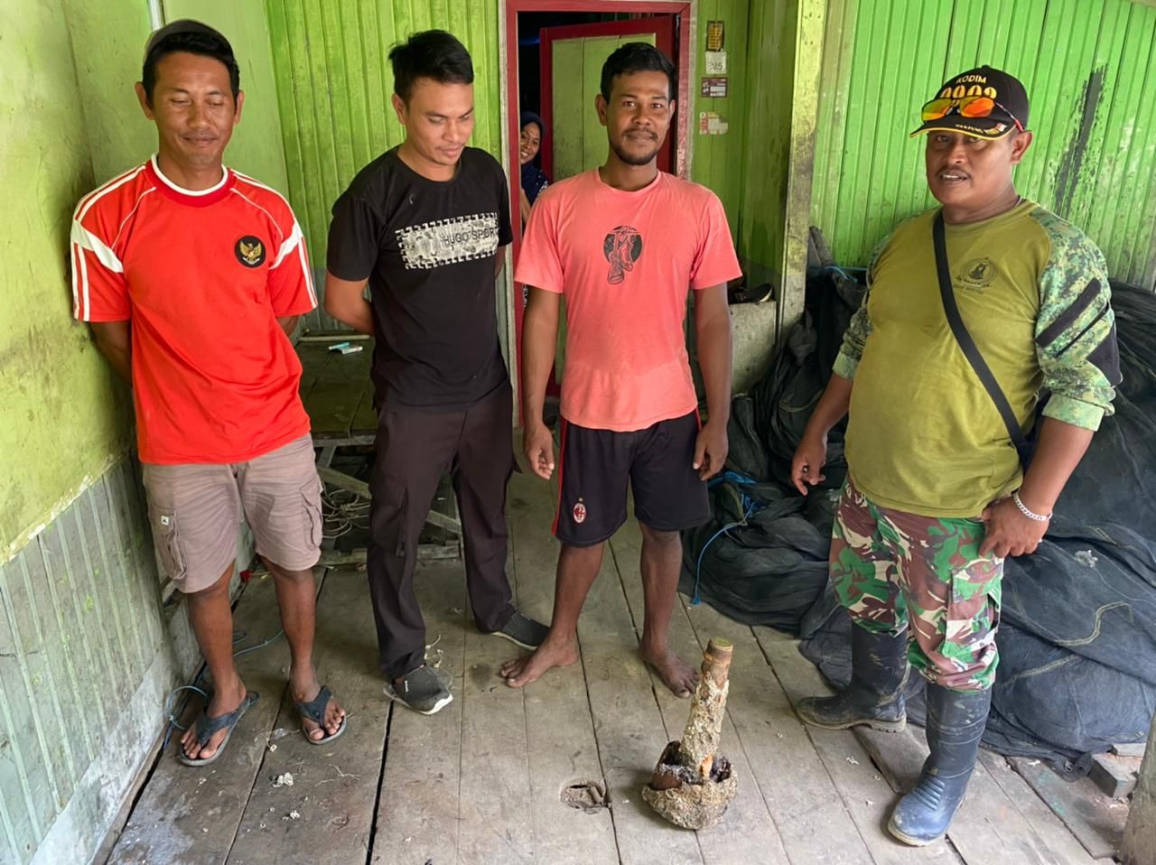 Nelayan Asal Talisayan Melaut di Perairan Tarakan, Temukan Benda Mirip Rudal