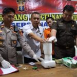Polres Berau Musnahkan 22,39 Gram Sabu