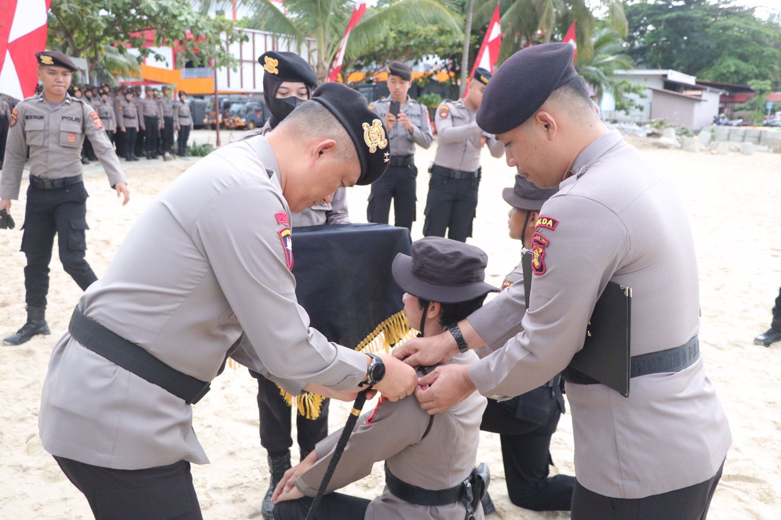 Tutup Pembaretan Bintara Remaja Dit Samapta, Ini Pesan Kapolda Kaltim