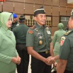 Pangdam Beri Motivasi Prajurit dan PNS yang Naik Pangkat