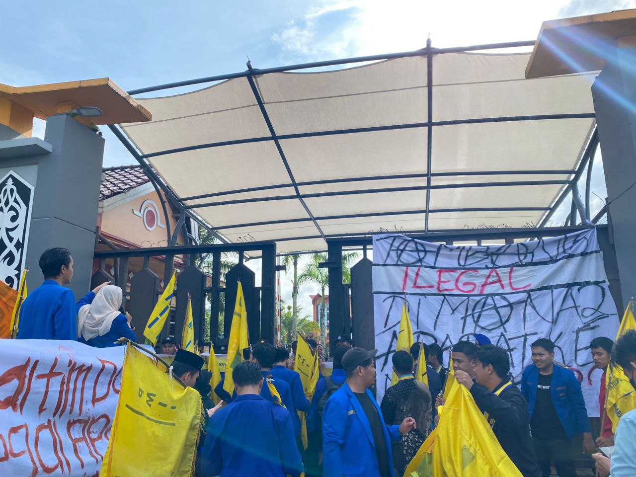 PMII Samarinda Gelar Aksi Kecam Tambang Ilegal
