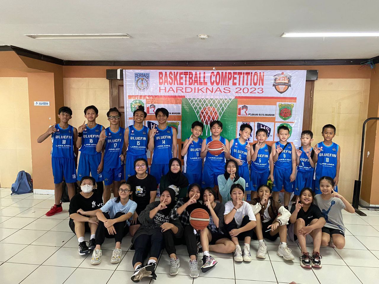 Bluefin Academy Juarai Turnamen Basket Hardiknas Kaltim 2023