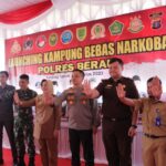 Bupati Luncurkan Kampung Bebas Narkoba di Kelurahan Gunung Panjang