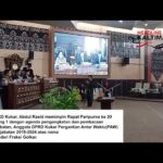 KETUA DPRD KUKAR, ABDUL RASID MEMIMPIN RAPAT PARIPURNA KE 20 MASA SIDANG 1 2023